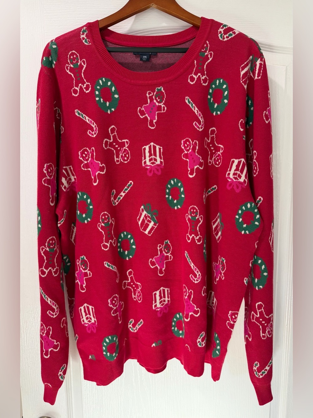 Studio Park Alberti Popaj Holiday Sweater Gingerbread Women’s size 2XL